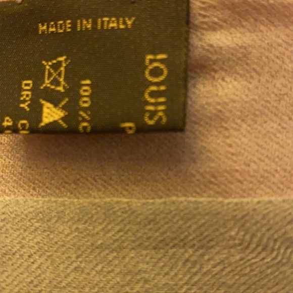 Louis Vuitton scarf in nice gray collar, 100% cashmere. - Picture 6 of 7